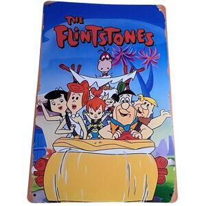 The Flintstones Tin Wall Art, 12 x 8"